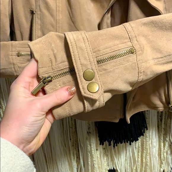 BNCI Camel Suede Moro Jacket - Picture 4 of 5